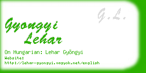 gyongyi lehar business card